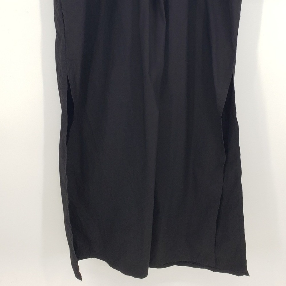 MIKOH Hawea Maxi Dress Oversized Kaftan Size 1 Black Long Sleeve Minimalist Boho - Picture 6 of 10